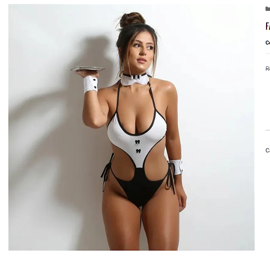FANTASIA GARÇONETE SEXY
