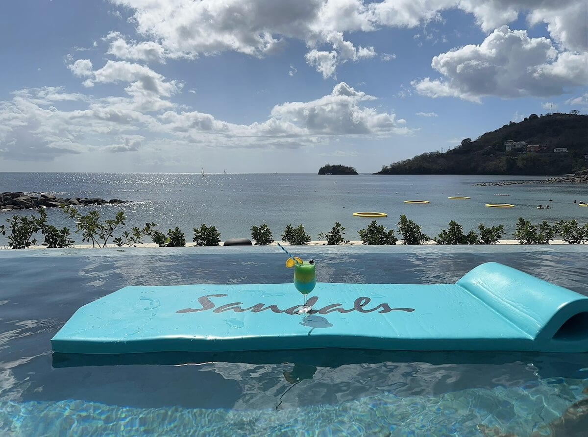 Beach resort pool