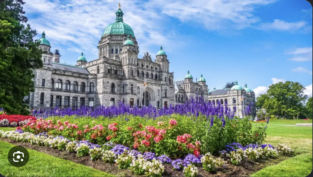 Victoria, British Columbia harbor and waterfront