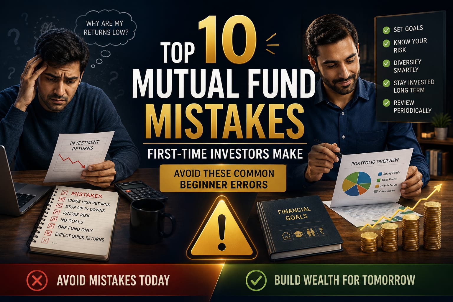 Top 10 Mutual Fund Mistakes First-Time Investors Make