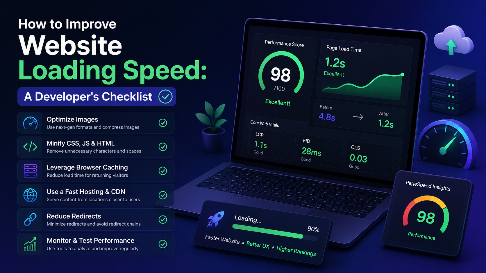 How to Improve Website Loading Speed: A Developer's Checklist