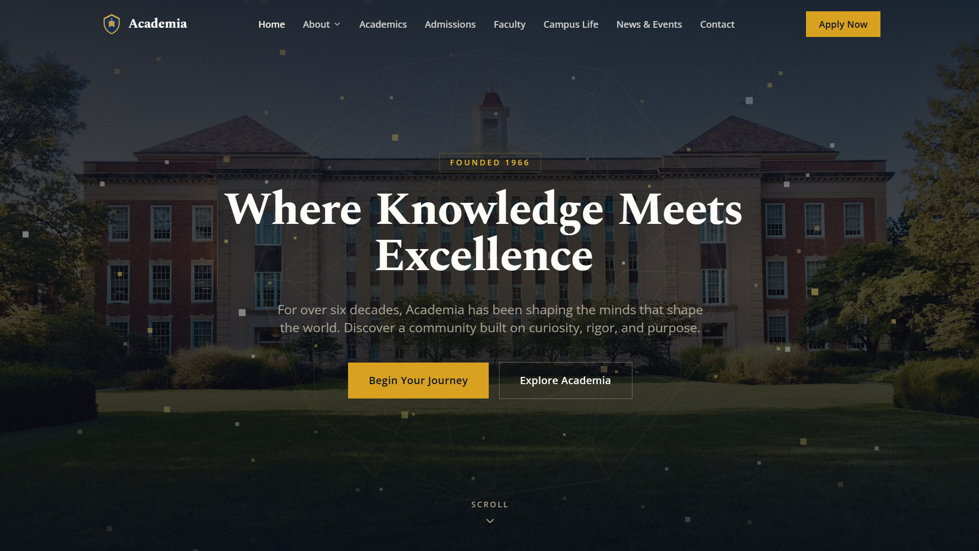 Academia Premium — Free Next.js Education Website Template