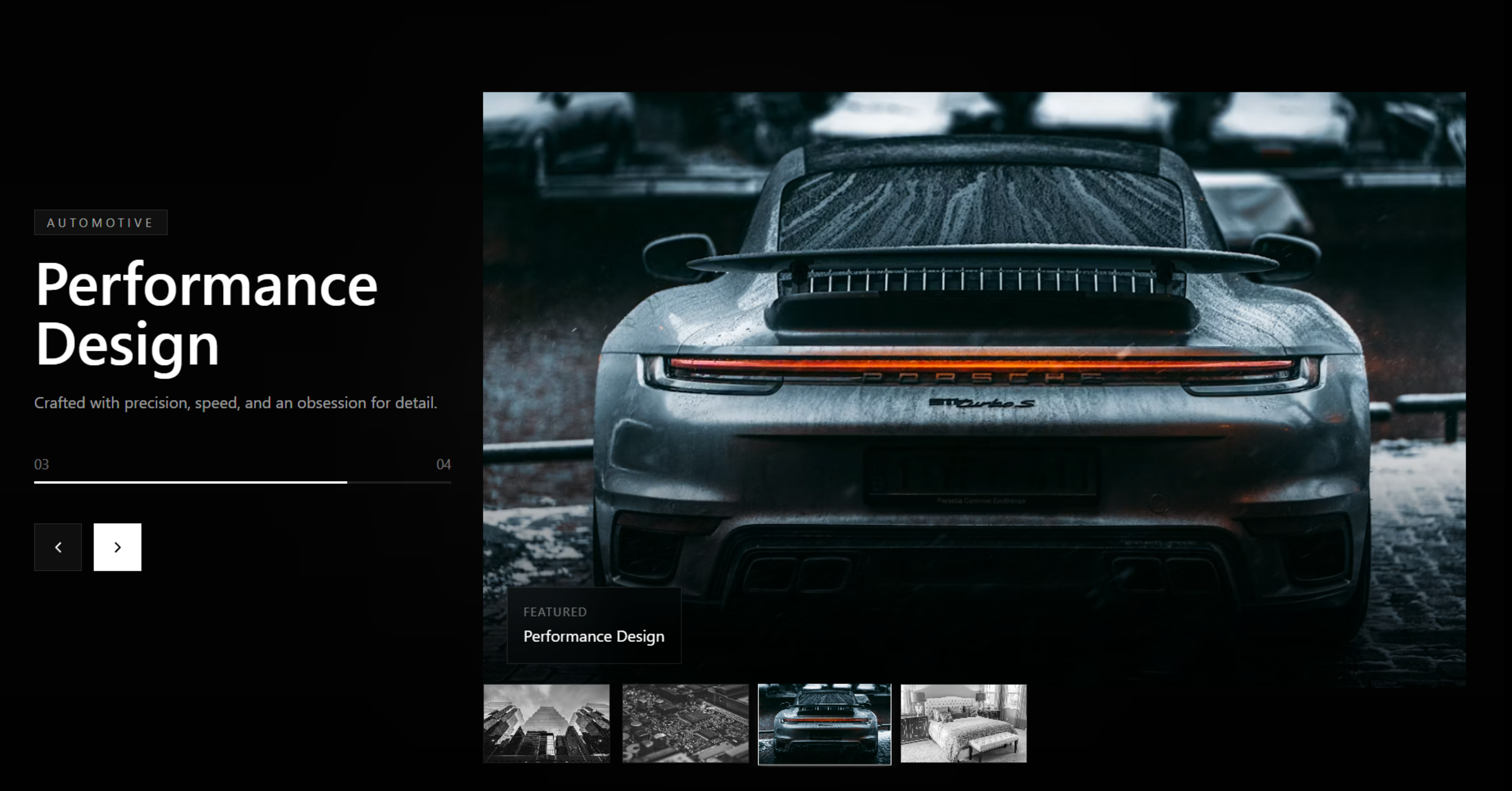 Premium Carousel Nebula Slider React component built with Tailwind CSS