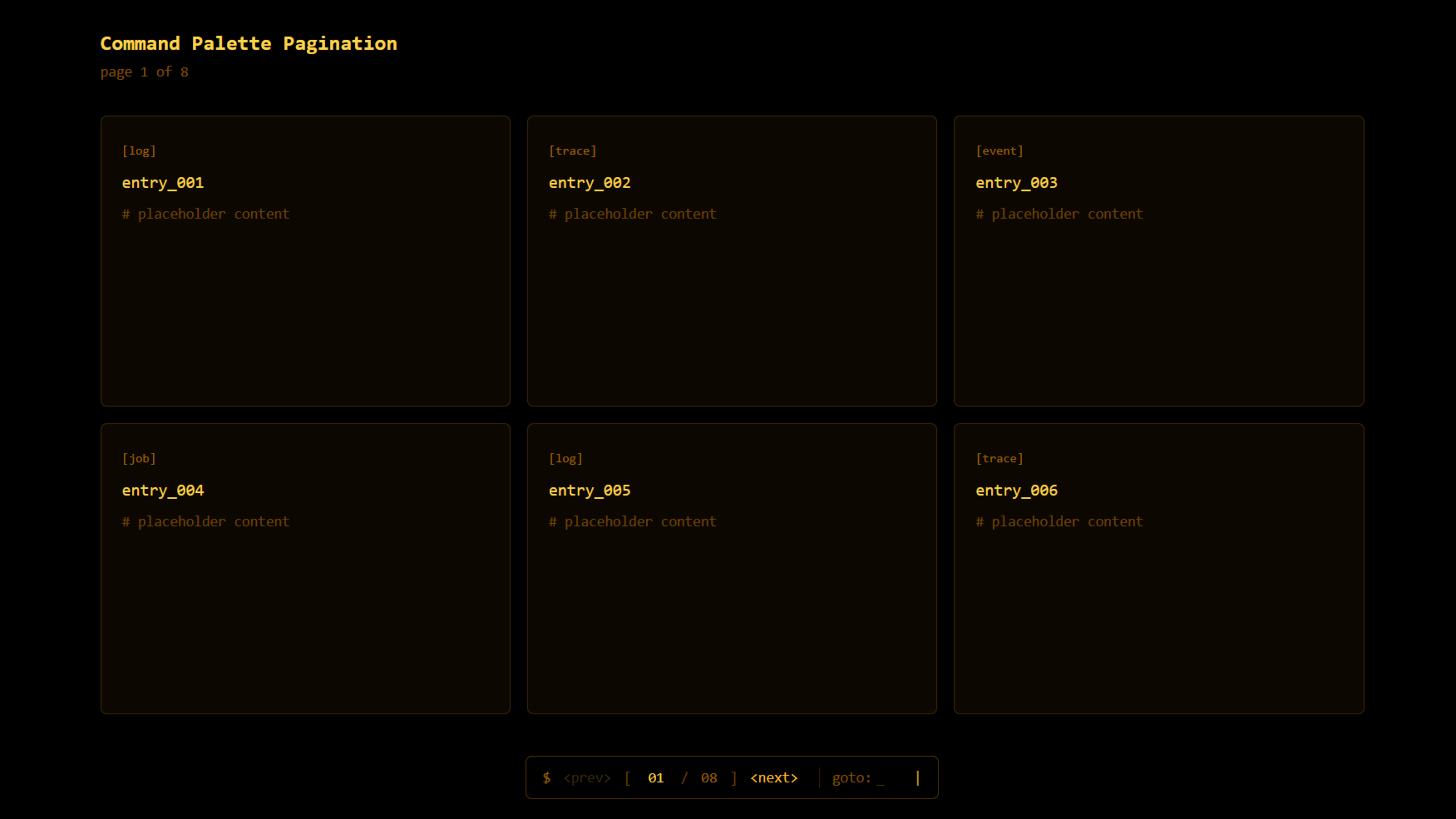 Free Pagination Command Palette React Pagination Component React component built with Tailwind CSS