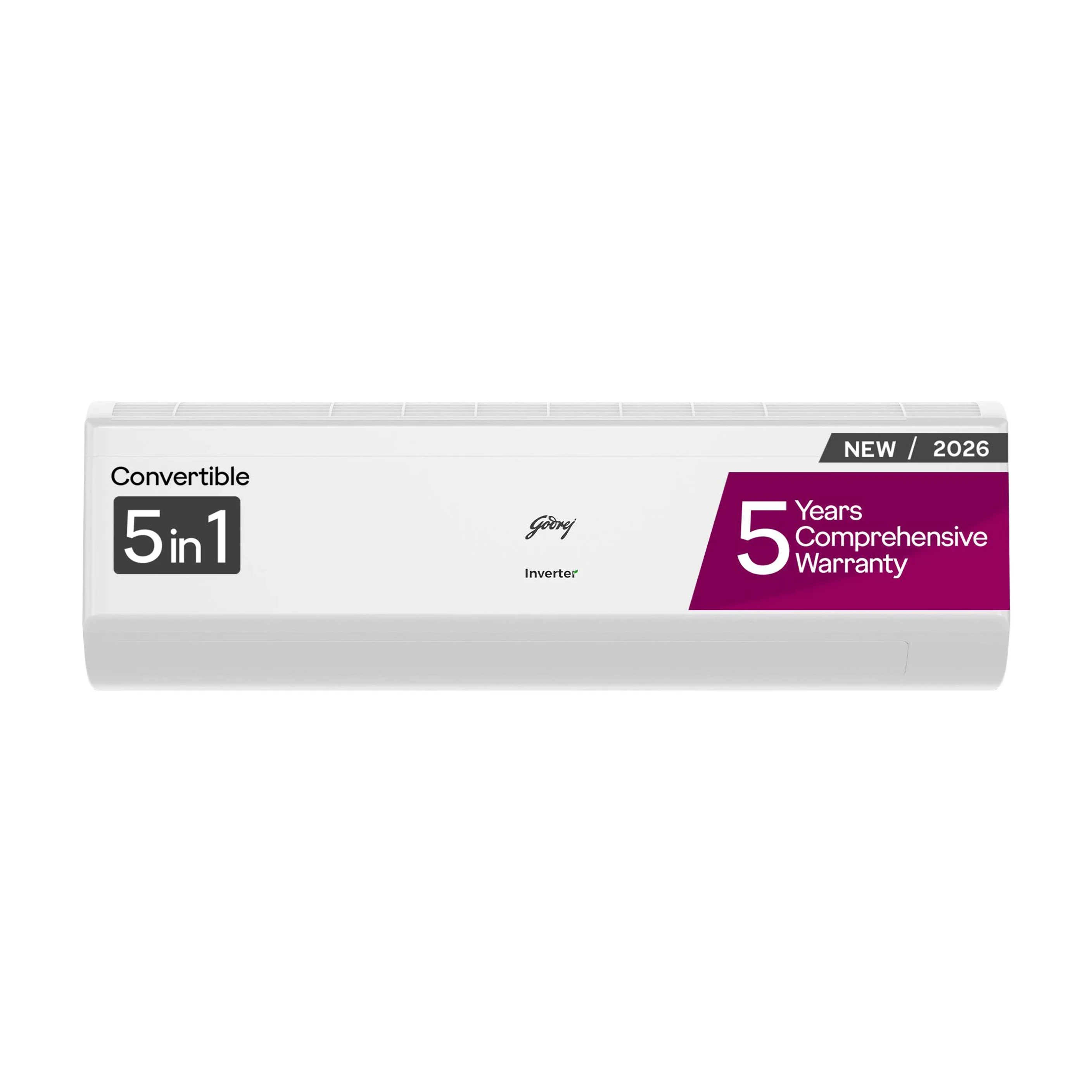 Godrej 5-in-1 Convertible Inverter Split AC