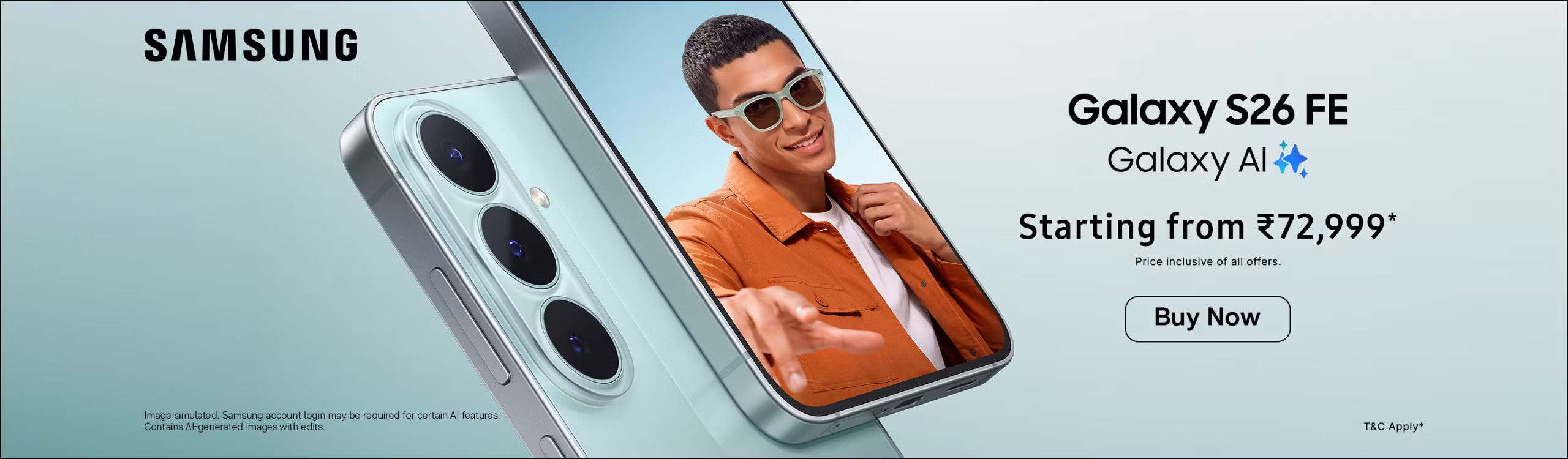 Samsung Galaxy S26 FE — Shivam Communication