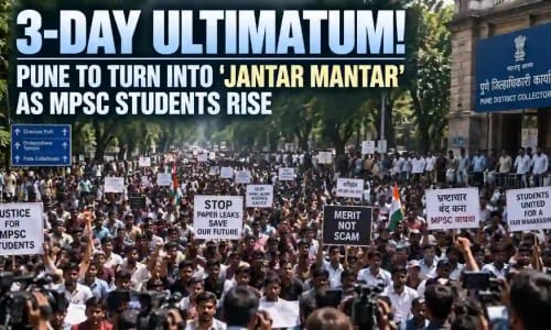 Pune MPSC Aspirants Issue 3-Day Jantar Mantar Ultimatum: Aakrosh Morcha