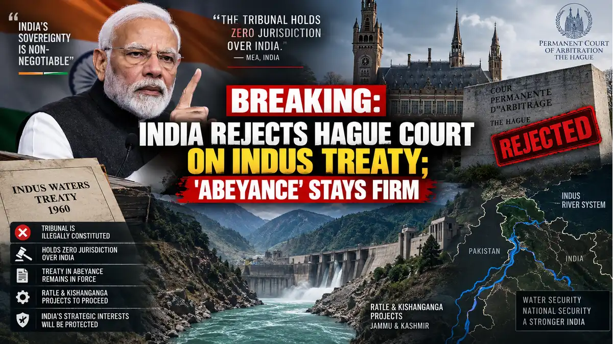 India Rejects Hague Arbitration Ruling on Indus Waters Treaty