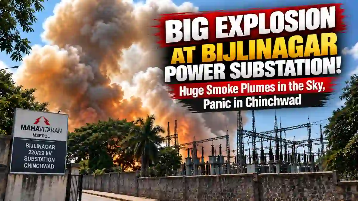 Chinchwad Bijli Nagar Substation Blast: Breaker Poles Shatter, Feeders Cut
