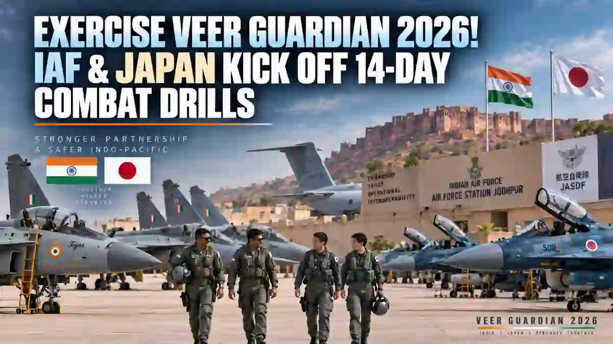 Exercise Veer Guardian 2026: Indo-Japan Air Drills Begin in Jodhpur
