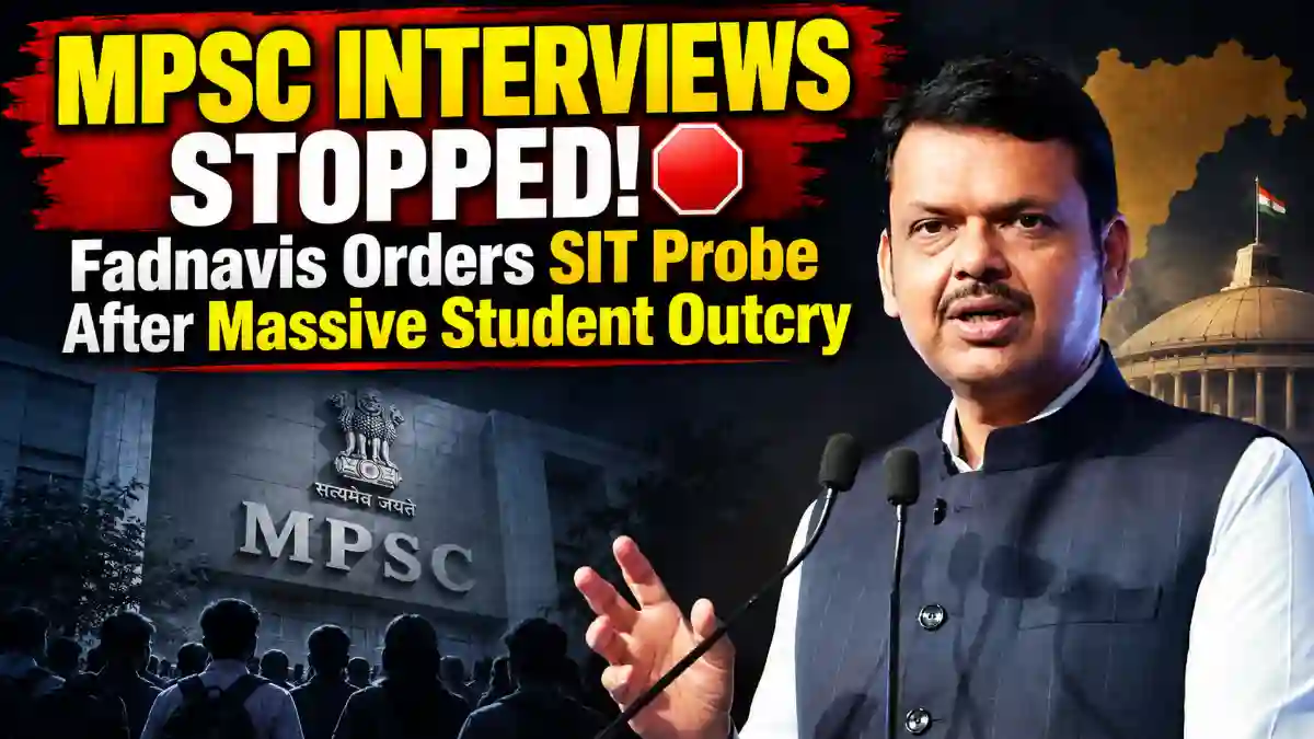 MPSC Paper Leak: CM Fadnavis Orders SIT Probe; Aspirants Demand Chairman Sacking