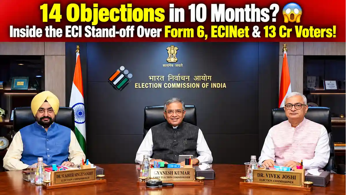 ECI Internal Dissent: Two Commissioners Raised 14 Objections Over SIR, Form 6 and Voter Database as Poll Panel Denies Rift