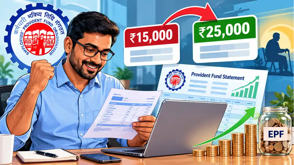 EPF Wage Ceiling Raised to ₹25,000: Latest Update, Salary Calculation, and What Changes for Employees