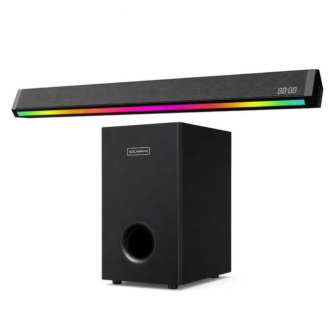 Solarmax SB-606 Bluetooth Soundbar Speaker with Subwoofer