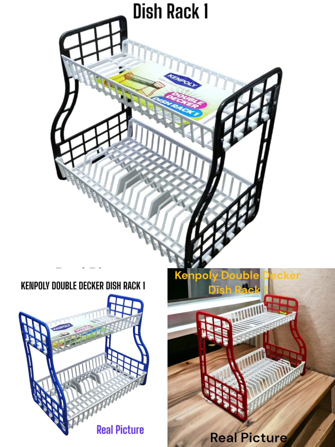 Kenpoly Double Decker Dish Rack