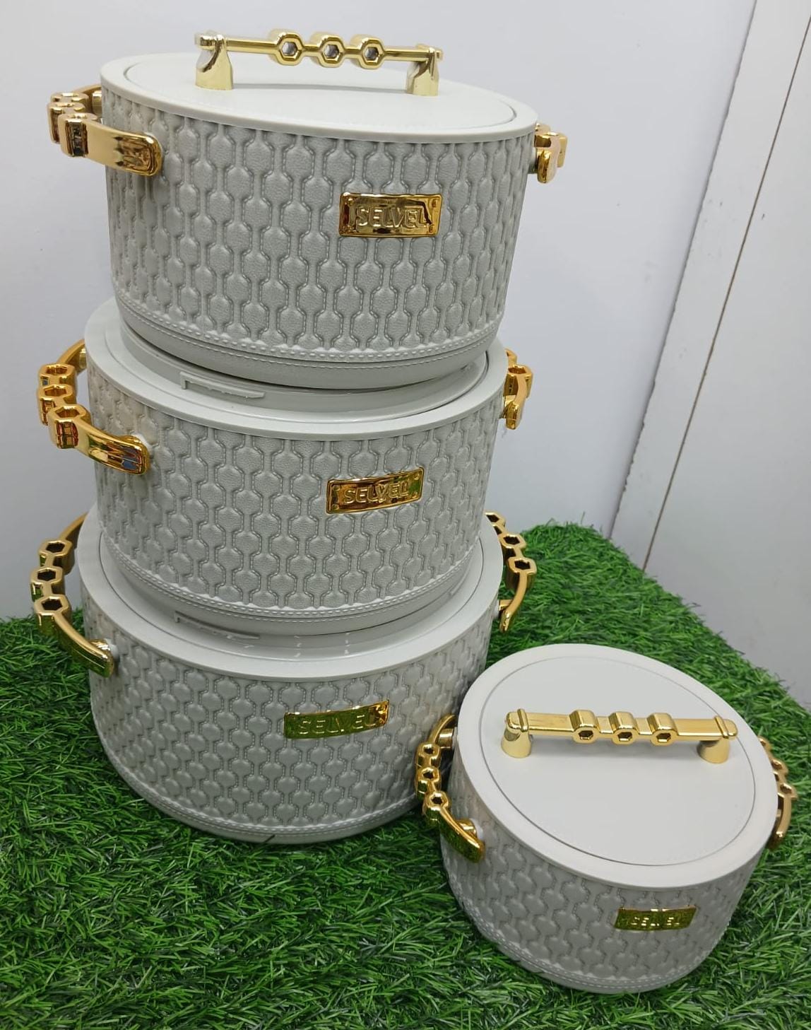 4pcs set Leatherite hotpots