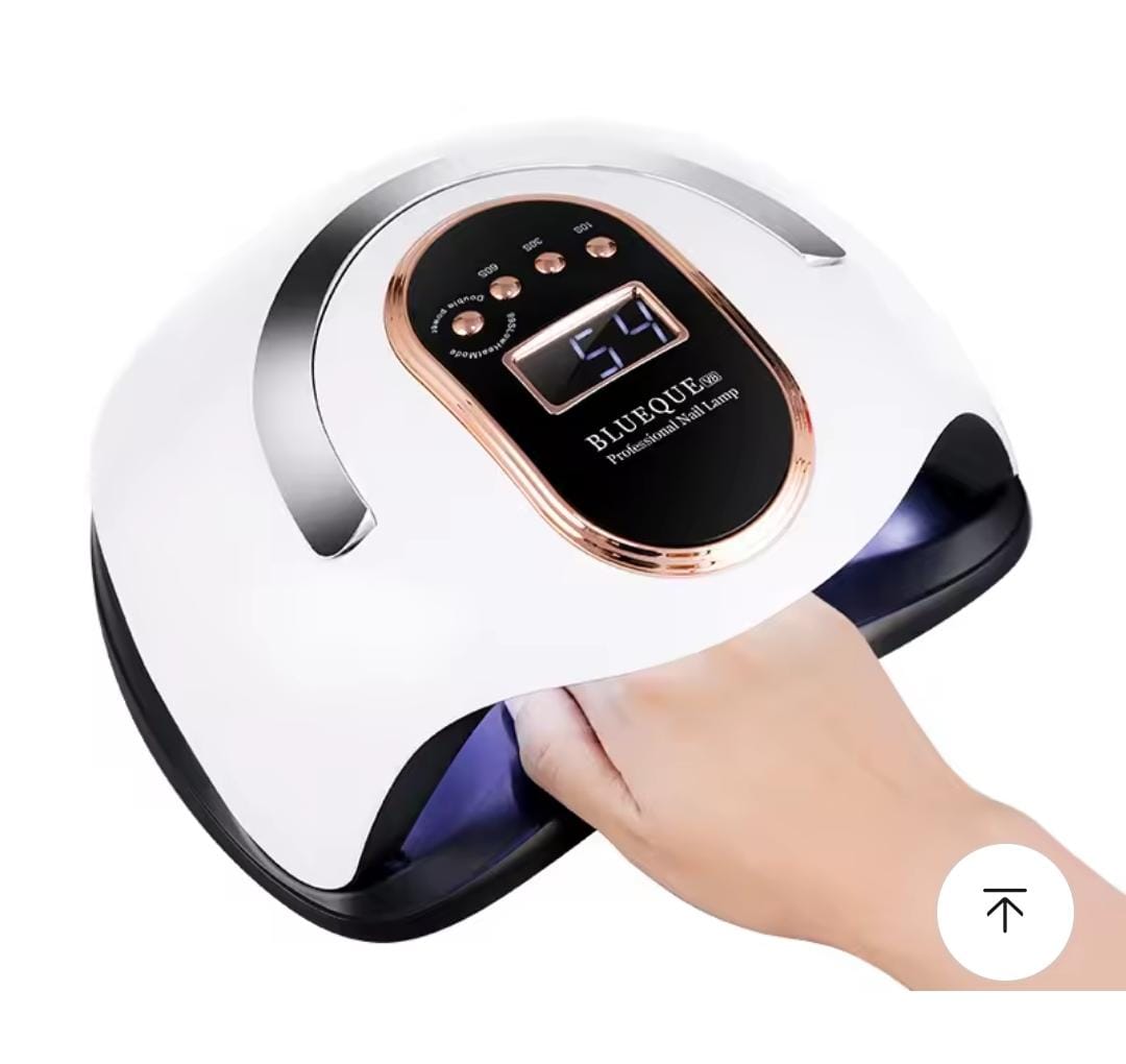 BLUEQUE V8 168W High-Power Professional UV/LED Gel Nail Curing Lamp
