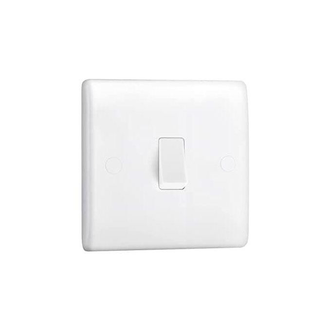 DPLIGHT 1-Gang 2-Way Flush Wall Light Switch