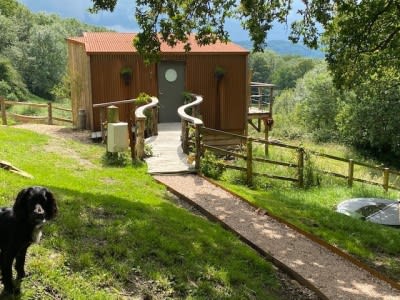 cabin outside