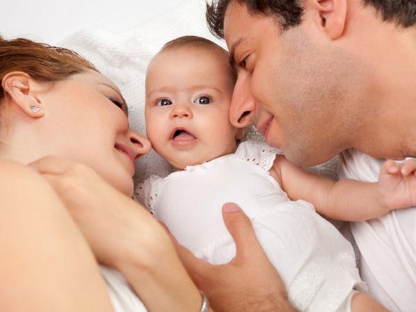 Parents with baby