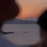 del sol para el mar.