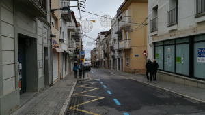 Situació actual de les obres al nucli antic