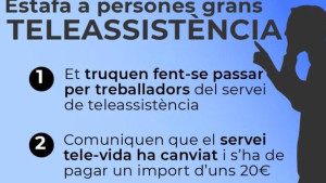 Alerten d'estafes telefòniques a l'Escala pel Servei de Teleassistència 