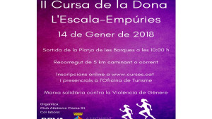Diumenge l'Escala celebra la 2a Cursa de la Dona