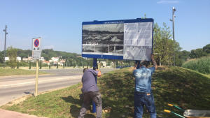 Ja s'han col·locat els panells informatius al patrimoni de l'Escala