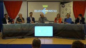 Poques discrepàncies en el debat d'alcaldables