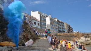 Un centenar d'escalencs participen al lipdub juvenil