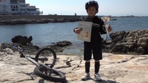 Pol Pons, flamant campió de l'europeu de trial amb bici a Escòcia