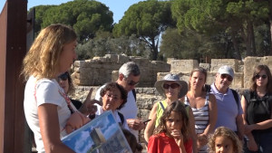 Empúries ha rebut 140.309 visitants durant l'any 2023