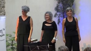El trio Krregades de Romanços porten la cançó popular de ponent a l'Escala
