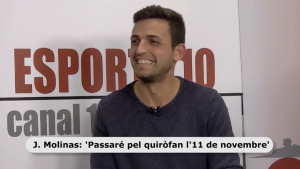 Pitu Batlle es queda sense Josep Molinas, que haurà de passar pel quiròfan