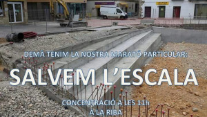 Concentració contra les obres del Port d'en Perris