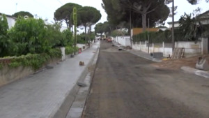 Asfaltat del carrer Barcelona