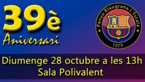 39è aniversari de la Penya Blaugrana 