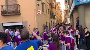 Tot a punt pel bateig del gegant Esculapi de l'Associació Empòrion