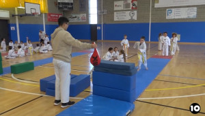 El campionat de salts de taekwondo reuneix més de dos cents esportistes a l'Escala