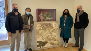 Jean Pièrre Zingre dona un Massanet al museu de l'Escala