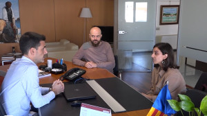 L'Ajuntament dona la rebuda oficial a la nova becària de tardor