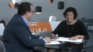 La regidora de Turisme, Marta Rodeja, a la Casa de la vila