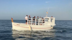 La barca Paca torna a navegar després de la seva restauració