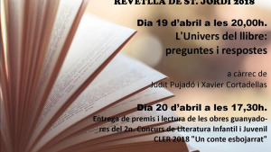 Programació d'activitats de Sant Jordi a l'Escala