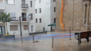 La pluja marca la Festa del Carme