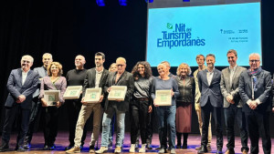 L'Ajuntament de l'Escala i el restaurant El Roser 2, premiats en la Nit del Turisme Empordanès
