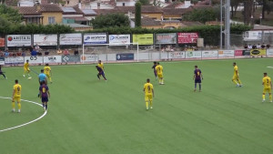 El FC l'Escala guanya el Barça Atlètic amb un Nou Miramar ple fins a la bandera