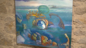 'Visions des de l'Escala' de l'artista Antonio Hervás a l'Alfolí de la Sal