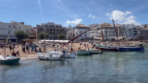 Una vintena d'embarcacions participen a la XXVII Trobada de Vela Llatina